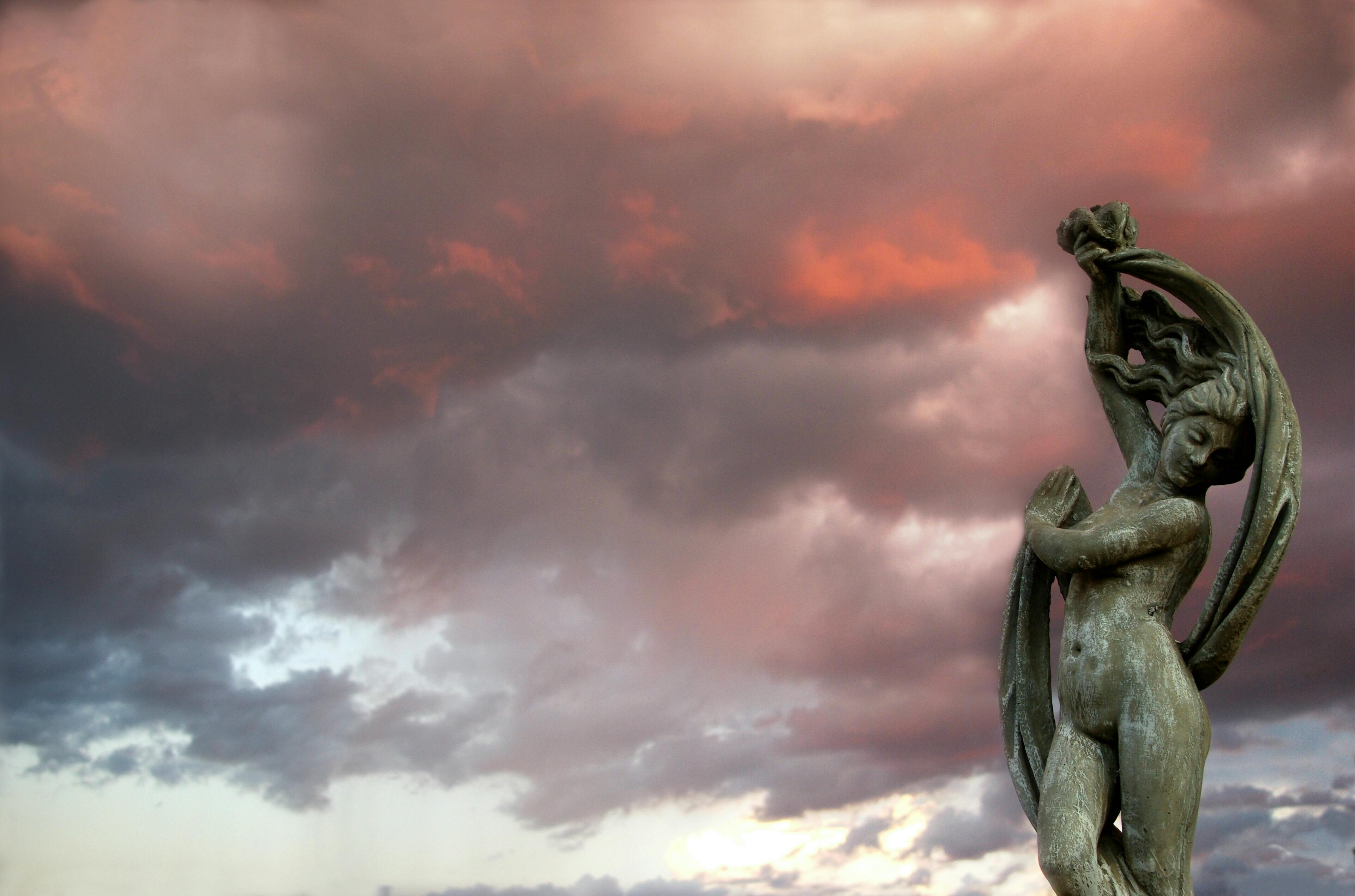 A goddess statue